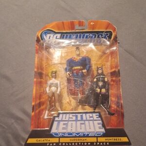 DC Comics Justice League Unlimited Action Figures 3-Pack